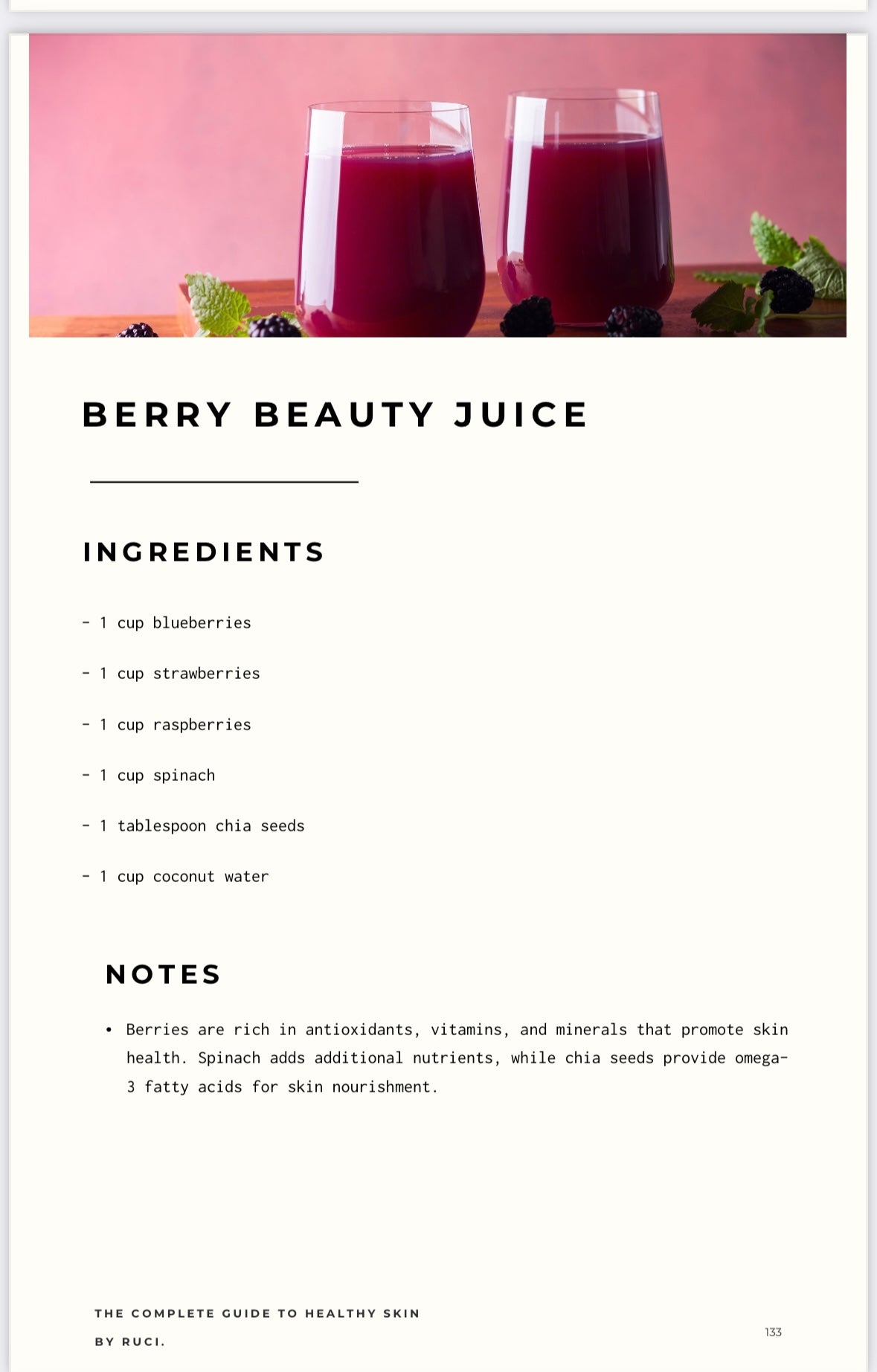 THE COMPLETE GUIDE TO HEALTHY SKIN E-BOOK