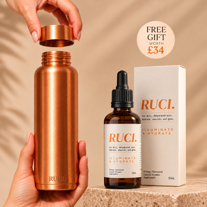 COPPER WATER BOTTLE - PRE-ORDER + FREE £34 GIFT