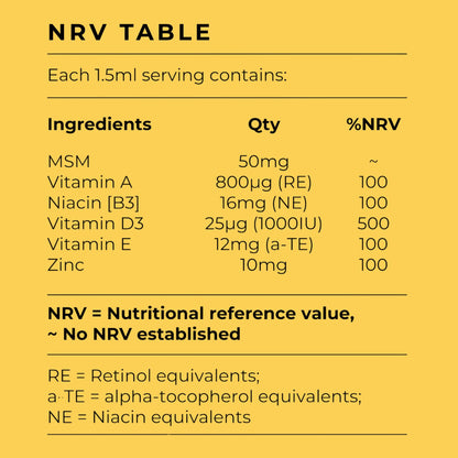 CLEAR &amp; CALM LIQUID VITAMIN SUPPLEMENT