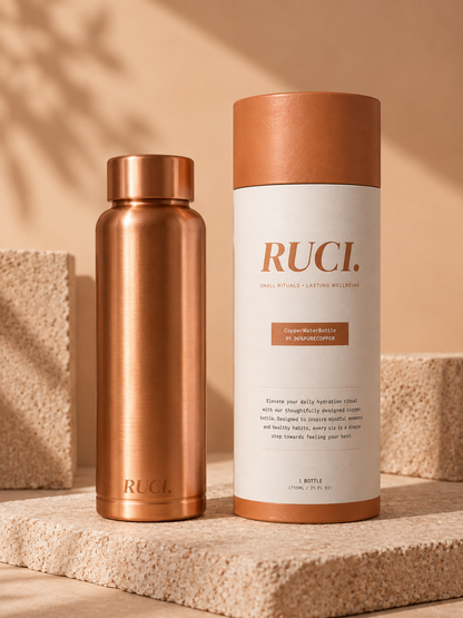 COPPER WATER BOTTLE - PRE-ORDER + FREE £34 GIFT